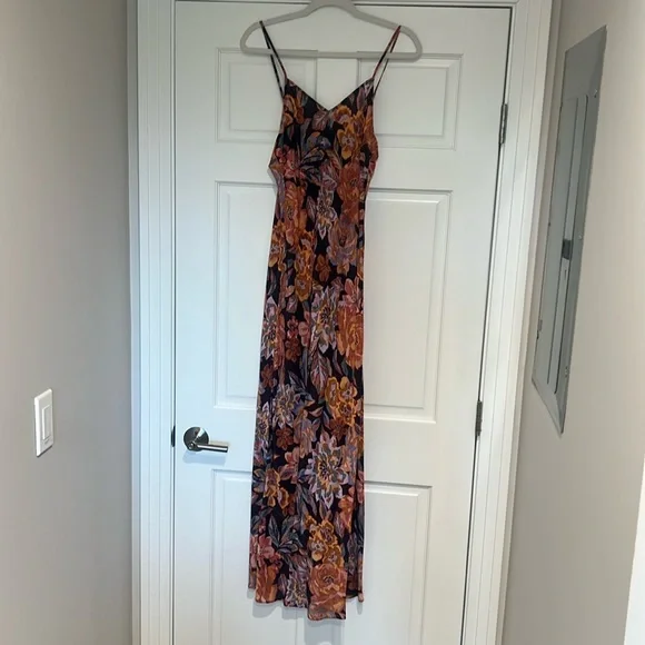 EUC Hunter Bell Jenna Dress in Painterly Floral Sz M - Picture 3 of 7